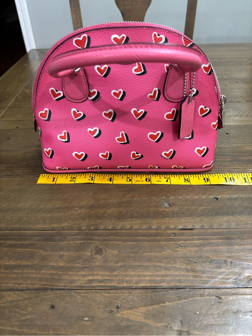 Coach Mini Cora Domed Satchel - Picture 10 of 12